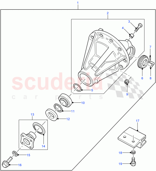 Part Diagram for Land Rover FRC4112