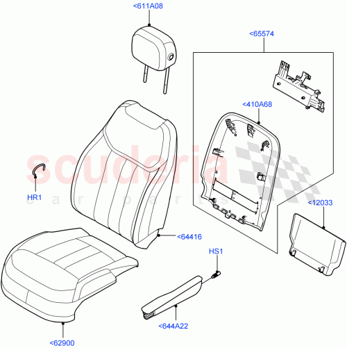 Part Diagram for Land Rover LR155191