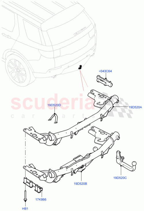 Part Diagram for Land Rover LR058591