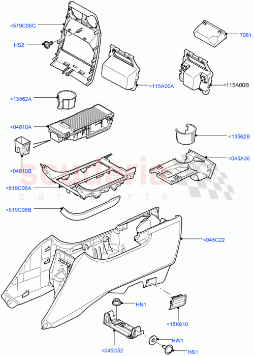 Part Diagram for Land Rover FN105042