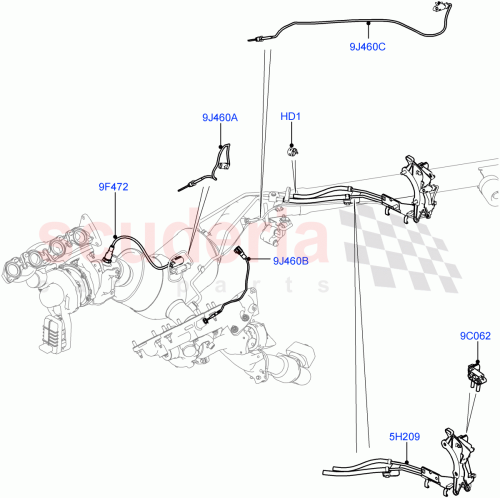 Part Diagram for Land Rover LR071025
