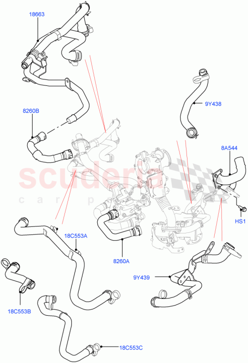 Part Diagram for Land Rover LR078586