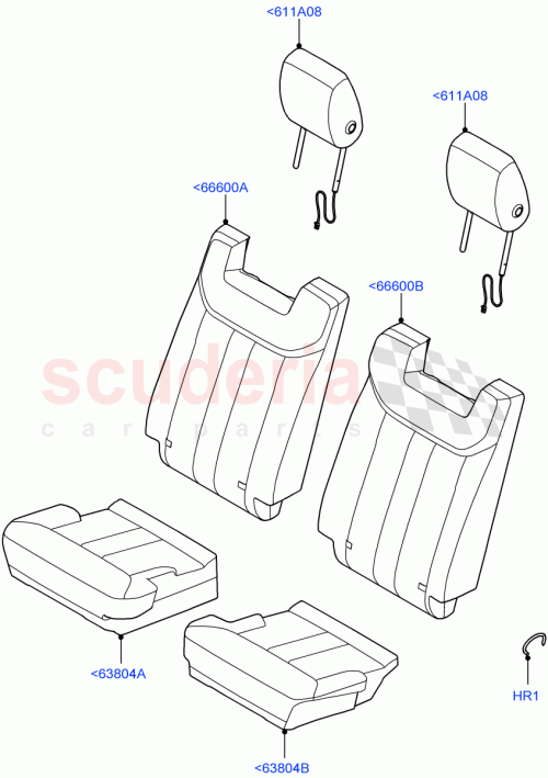 Part Diagram for Land Rover LR166179