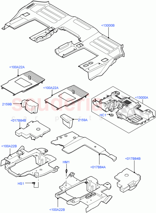 Part Diagram for Land Rover LR142137