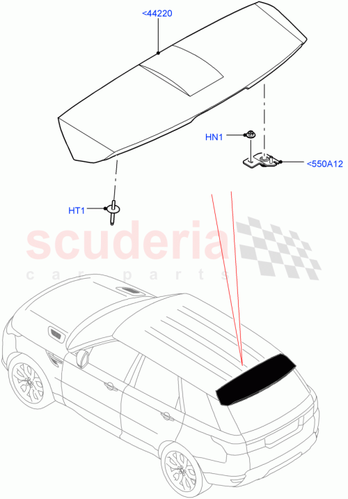 Part Diagram for Land Rover LR053662