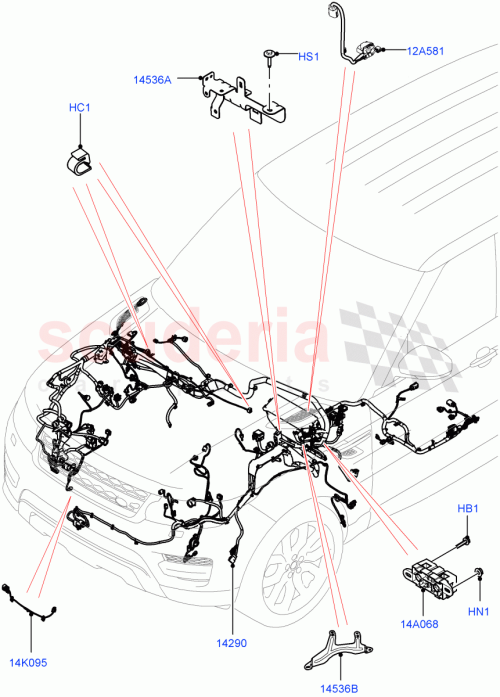 Part Diagram for Land Rover LR115579