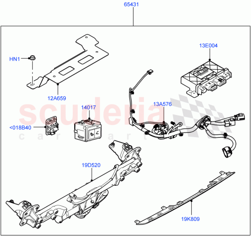 Part Diagram for Land Rover LR131555