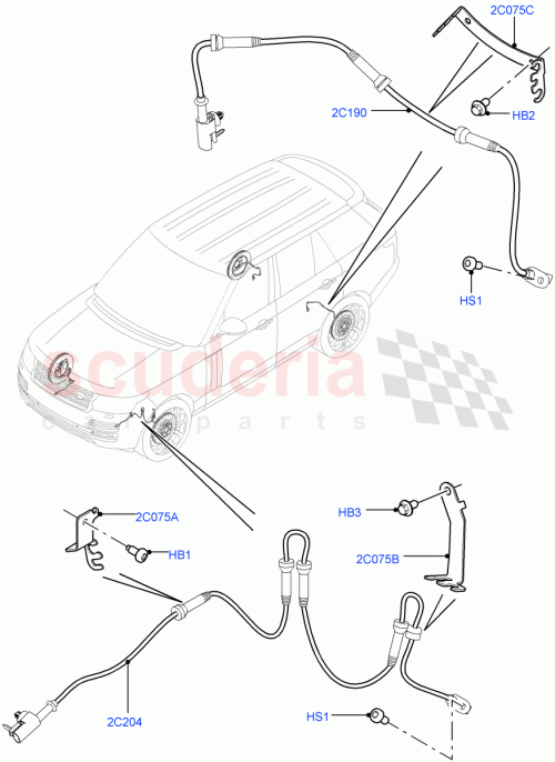 Part Diagram for Land Rover LR081609