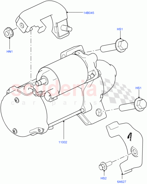 Part Diagram for Land Rover LR057605