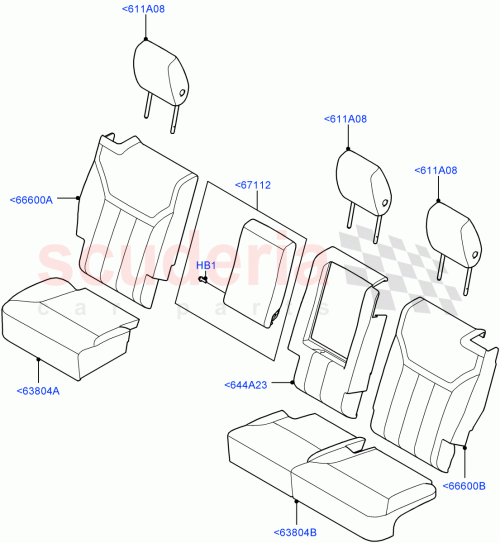 Part Diagram for Land Rover LR080554