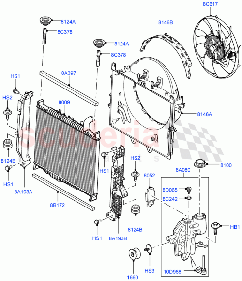 Part Diagram for Land Rover LR016375
