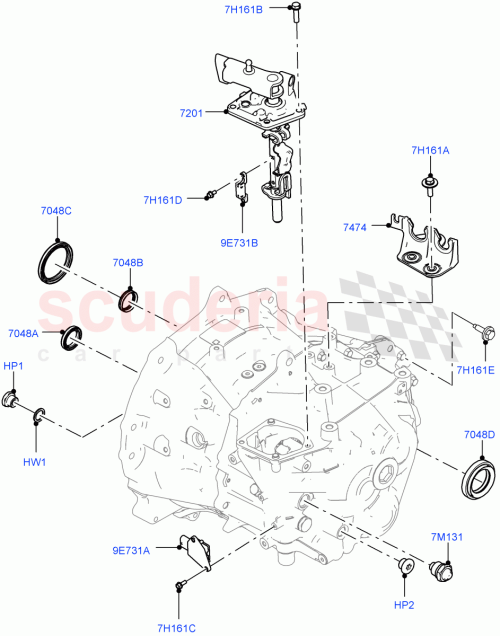Part Diagram for Land Rover LR113582