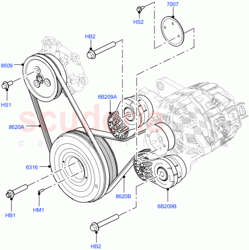 Part Diagram for Land Rover LR112877