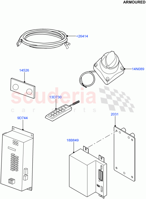 Part Diagram for Land Rover LR067320