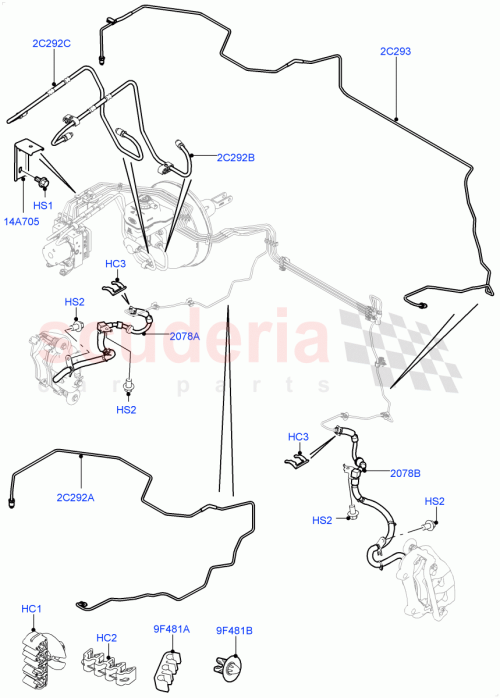 Part Diagram for Land Rover LR019329