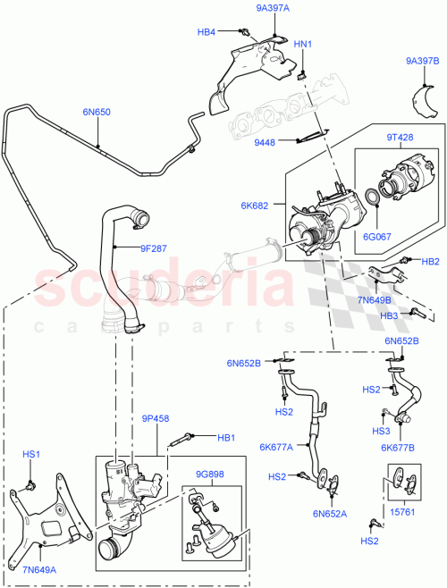 Part Diagram for Land Rover LR013485
