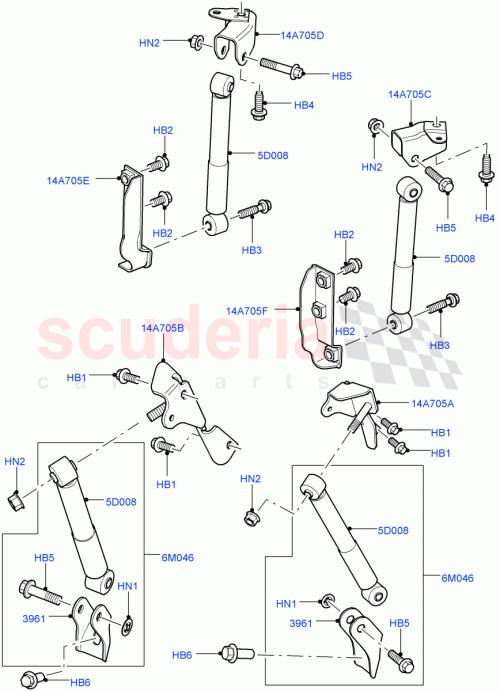 Part Diagram for Land Rover RQU500640