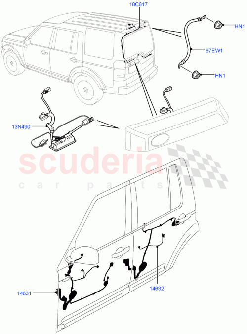 Part Diagram for Land Rover LR021065