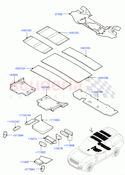 Part Diagram for Land Rover LR040320
