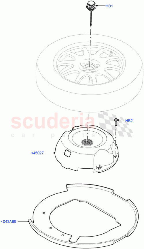 Part Diagram for Land Rover LR144556