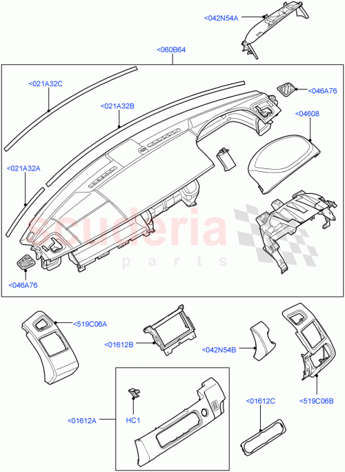 Part Diagram for Land Rover LR037009