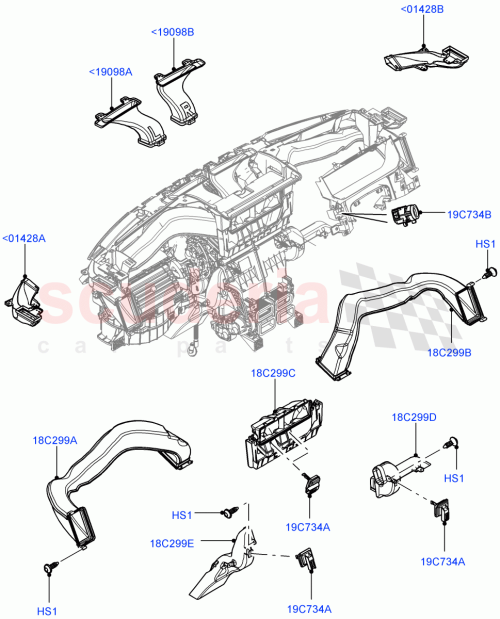Part Diagram for Land Rover LR139519
