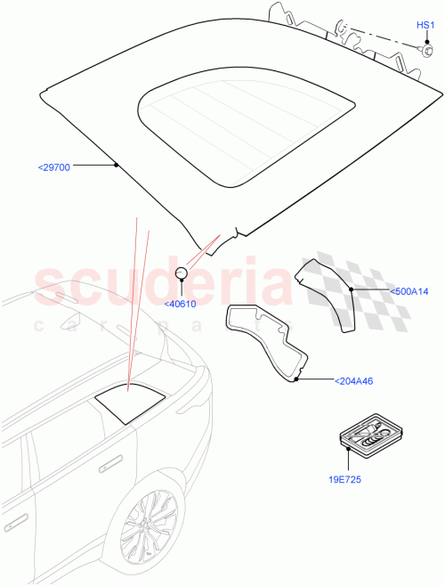 Part Diagram for Land Rover LR126000
