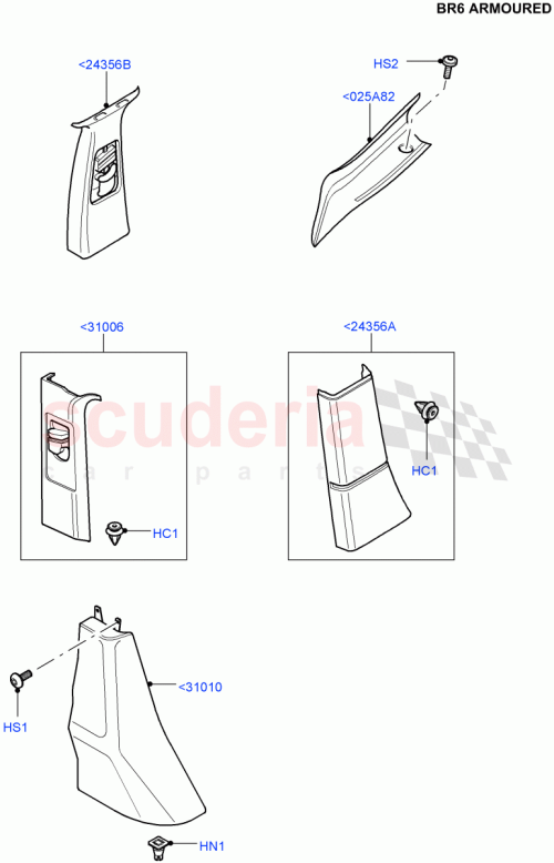 Part Diagram for Land Rover EMH500020WPP