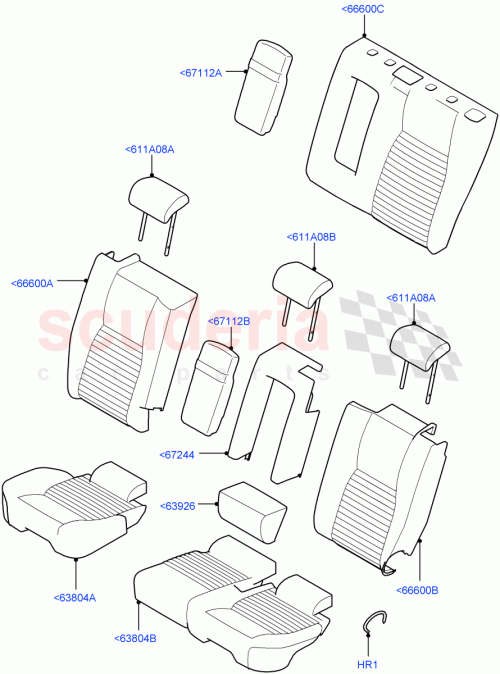 Part Diagram for Land Rover LR138213
