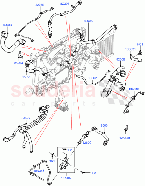 Part Diagram for Land Rover LR095331