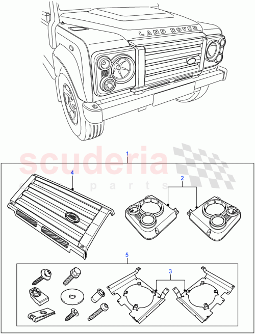 Part Diagram for Land Rover LR008361