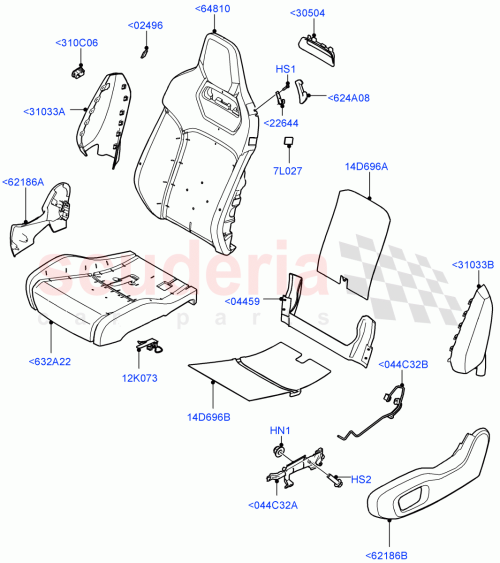 Part Diagram for Land Rover LR079196