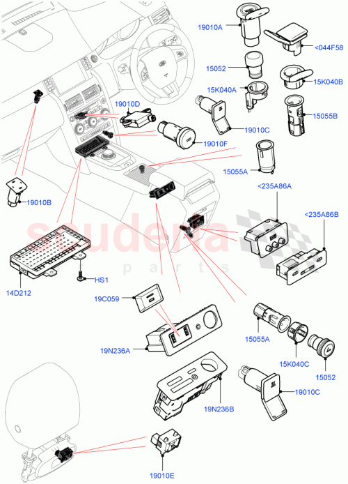 Part Diagram for Land Rover LR084662