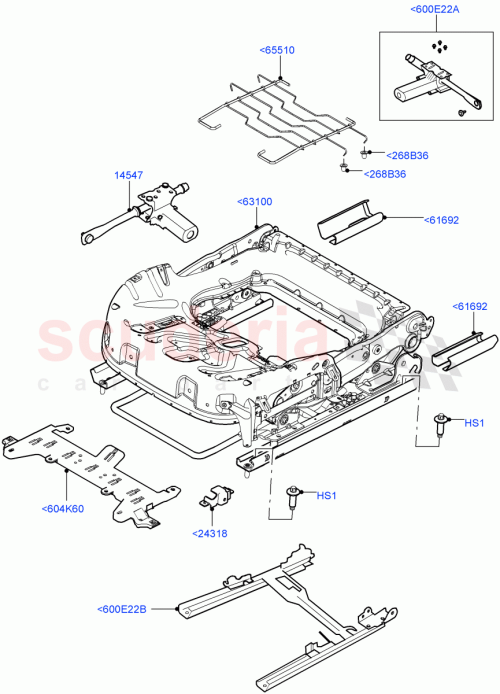 Part Diagram for Land Rover LR074170