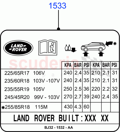 Part Diagram for Land Rover LR068941