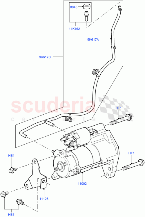 Part Diagram for Land Rover LR013541