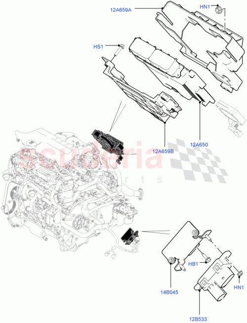 Part Diagram for Land Rover LR088576
