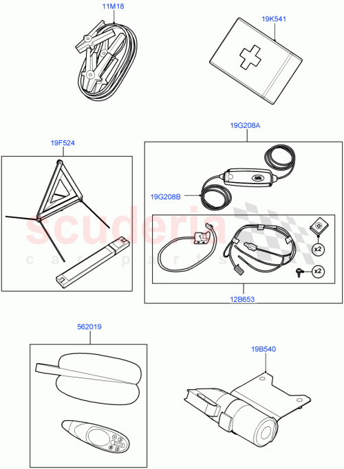 Part Diagram for Land Rover VPLCS0290