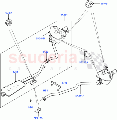 Part Diagram for Land Rover LR075456