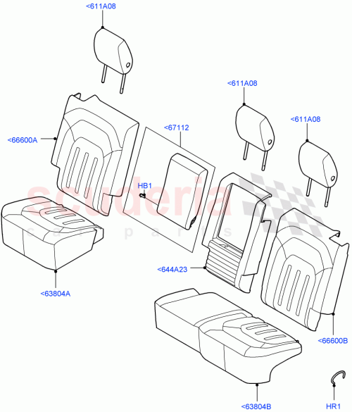 Part Diagram for Land Rover LR170020