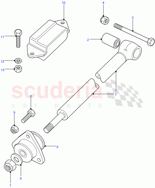 Part Diagram for Land Rover BH610321L