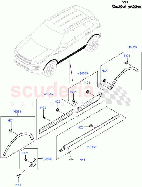 Part Diagram for Land Rover LR043645