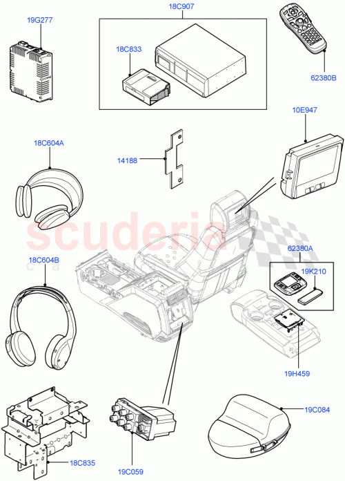 Part Diagram for Land Rover LR057898
