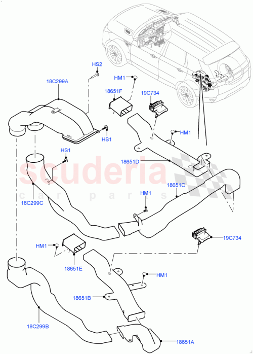 Part Diagram for Land Rover LR118525