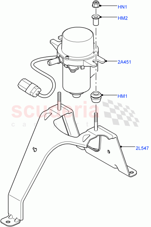 Part Diagram for Land Rover SQJ500081