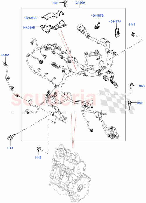 Part Diagram for Land Rover LR118098