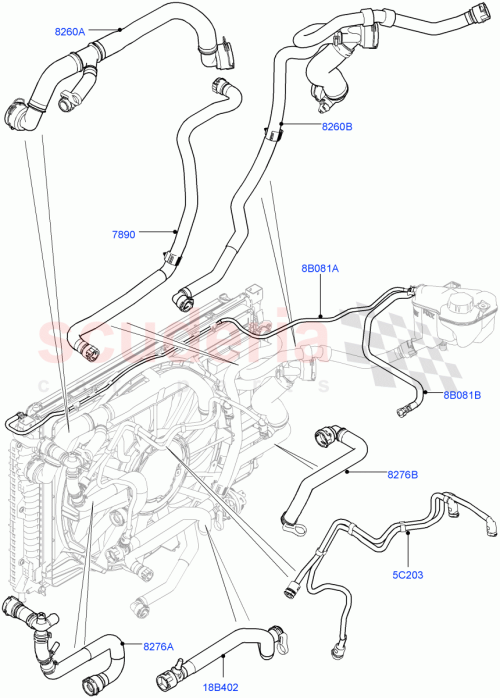 Part Diagram for Land Rover LR134940