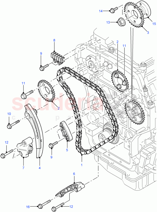 Part Diagram for Land Rover LR005330