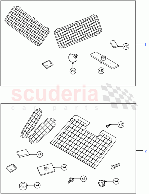 Part Diagram for Land Rover VPLDS0248