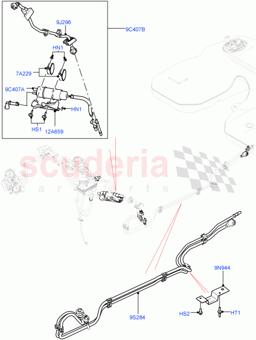 Part Diagram for Land Rover LR038431